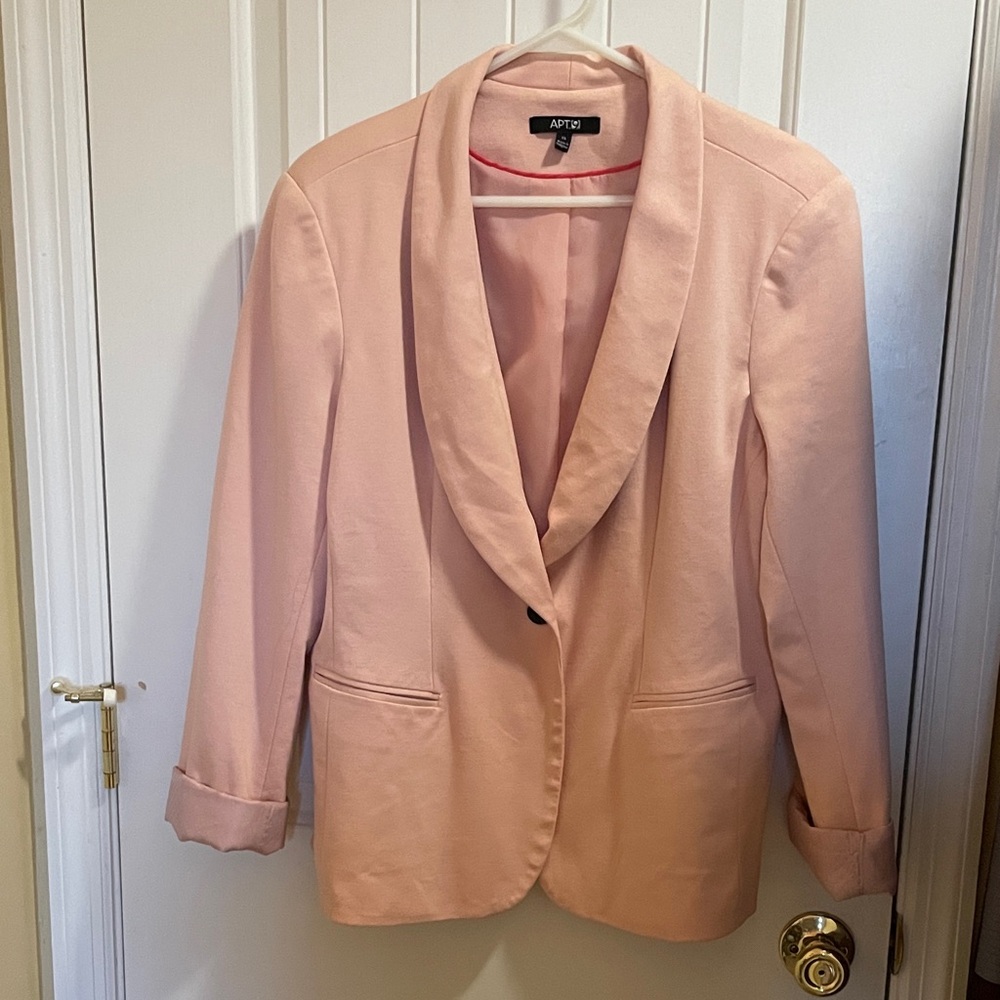 Apt. 9 Women's Blush Pink Blazer